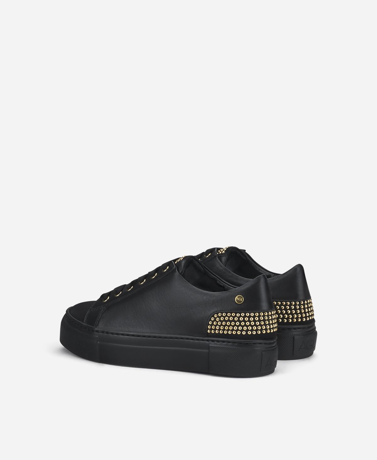 Agl Sneaker Con Borchie Sul Tallone Nero Stella