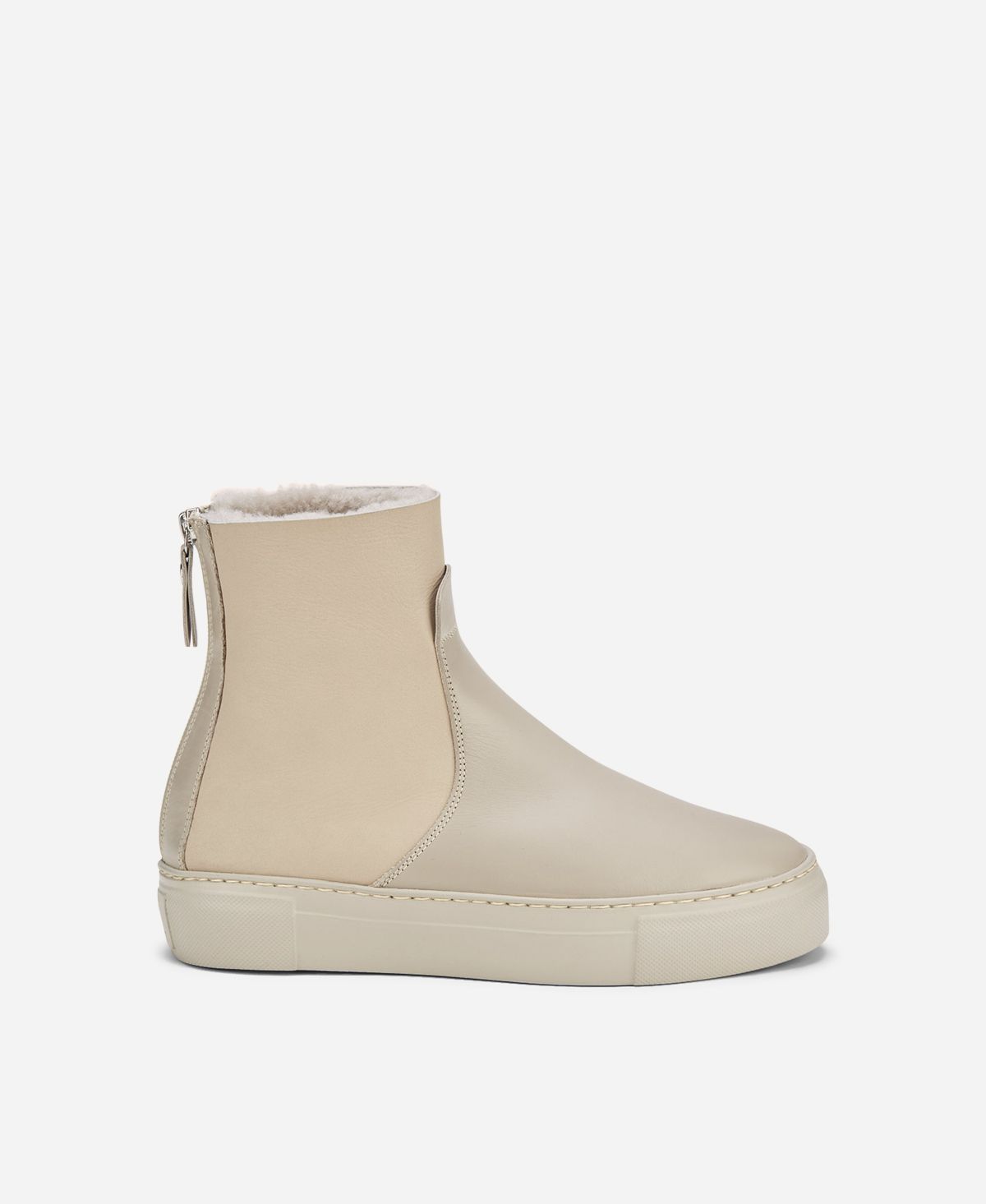 Agl Sneaker con shearling Crema MEGHAN WARM