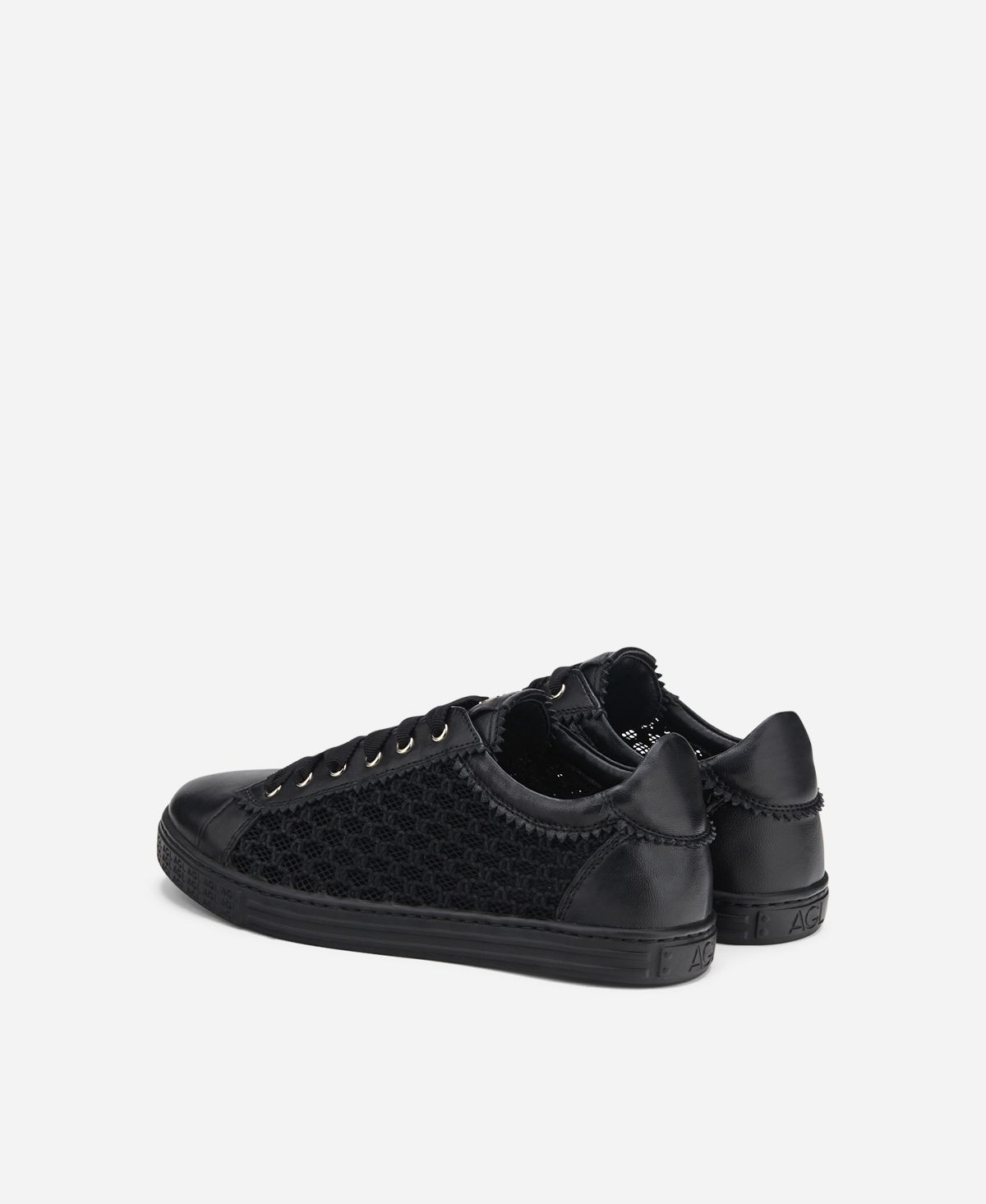Agl Sneaker Con Trama Nero Sade Plots