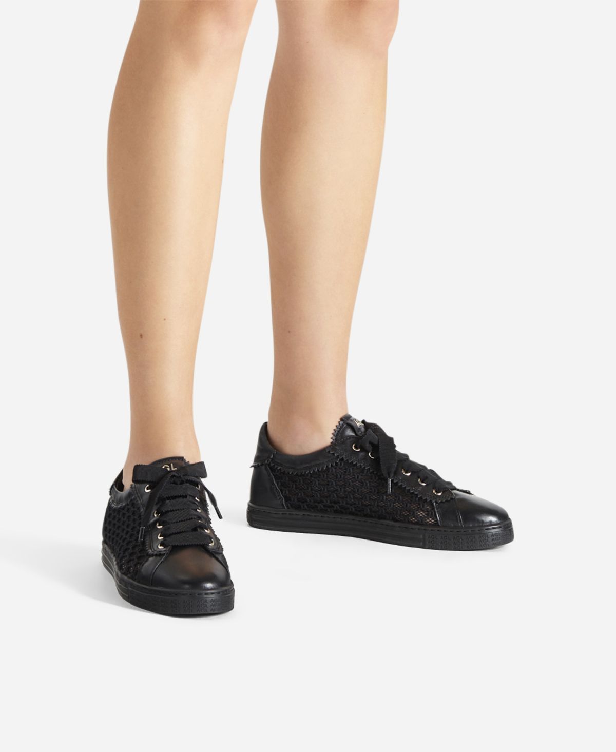 Agl Sneaker Con Trama Nero Sade Plots