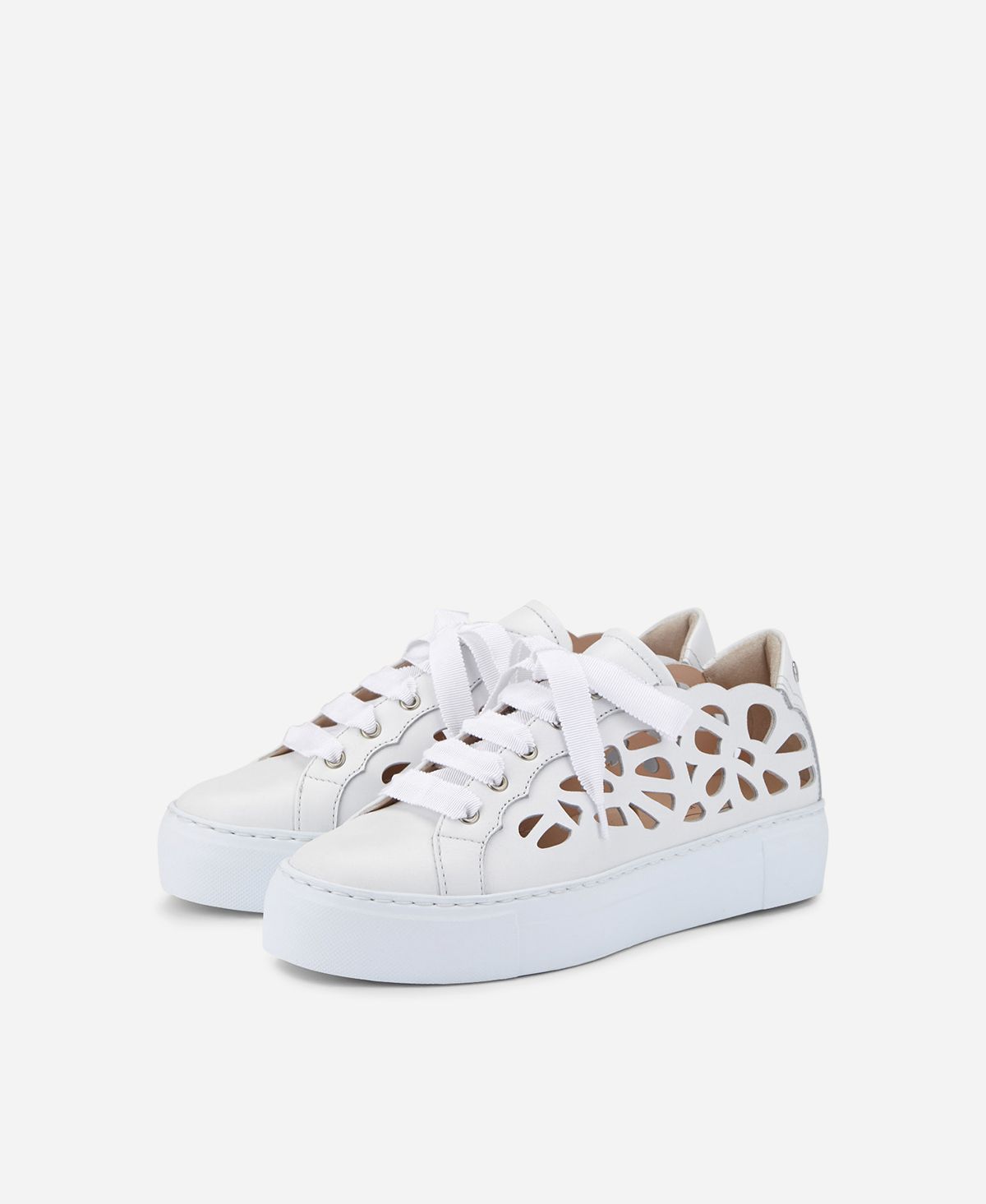 Agl Sneaker Cut-out Bianco Mandi