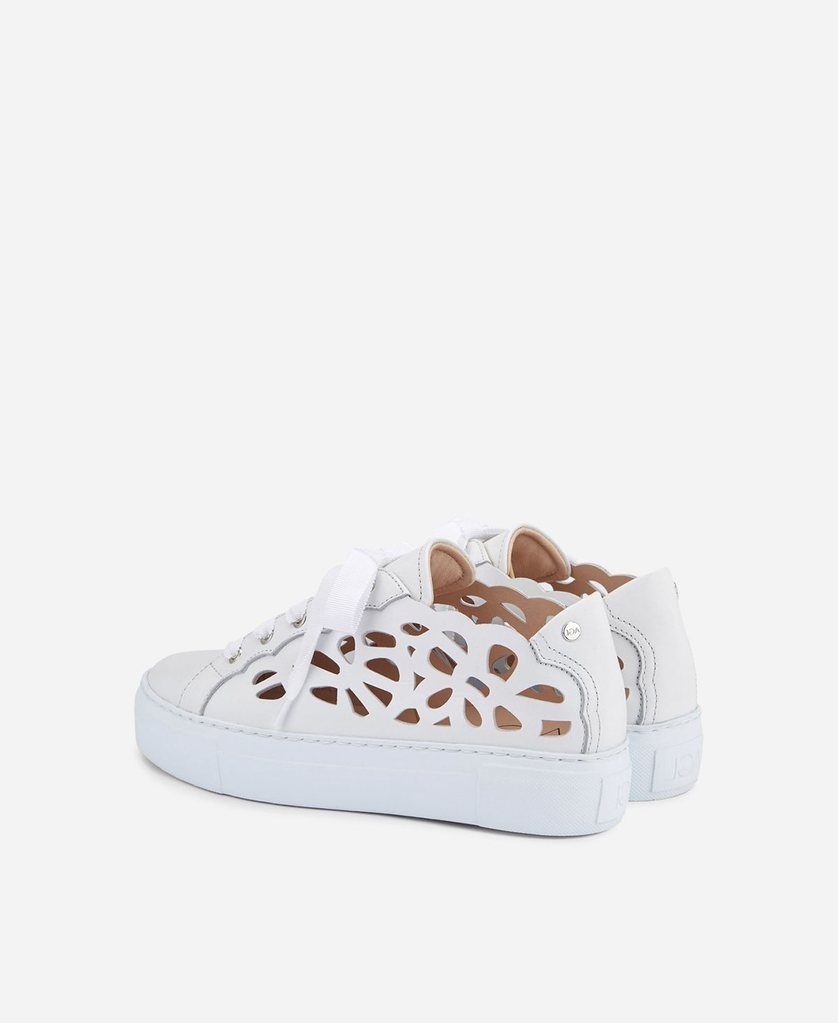 Agl Sneaker Cut-out Bianco Mandi