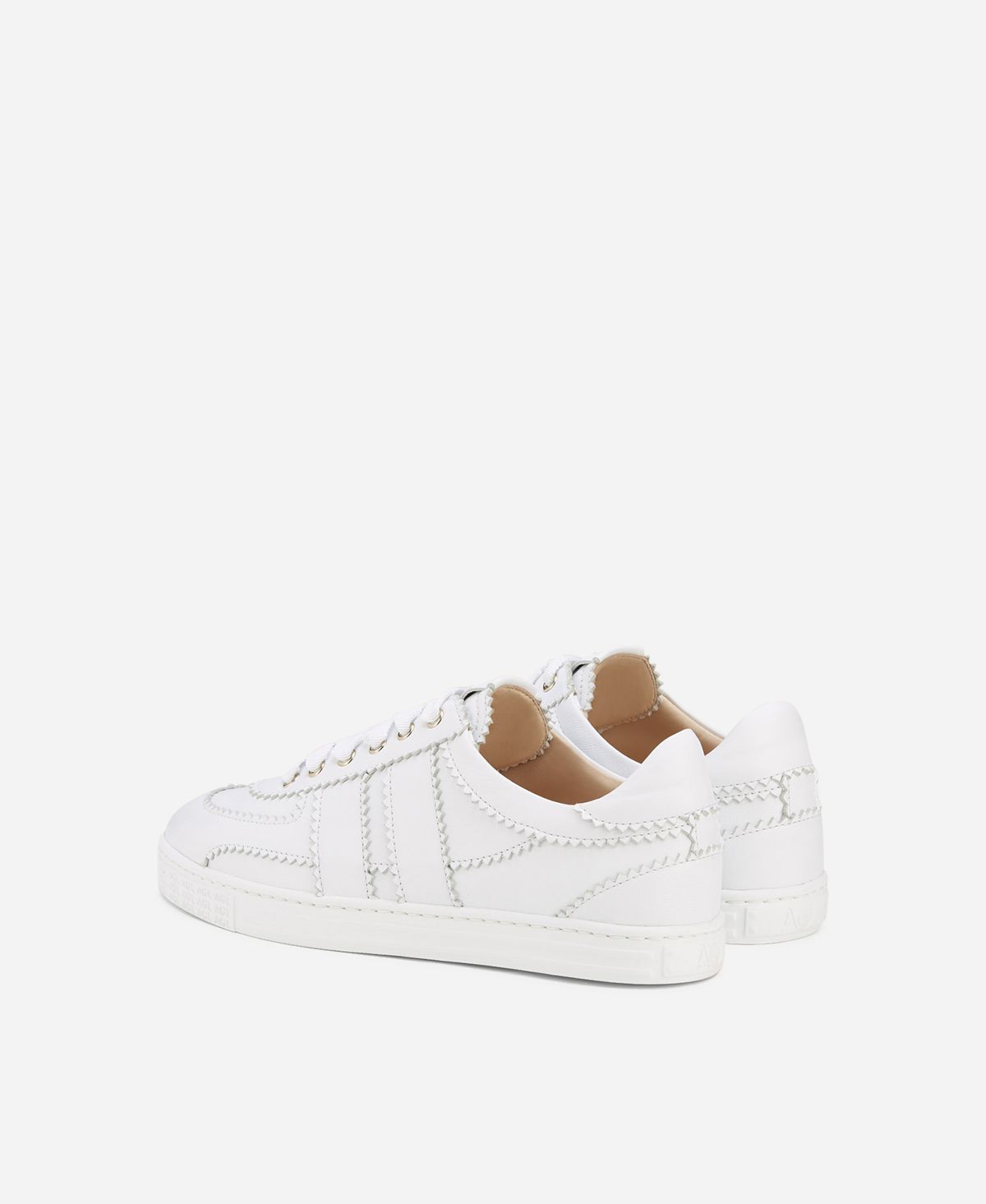 Agl Sneaker In Pelle Bianco Leda