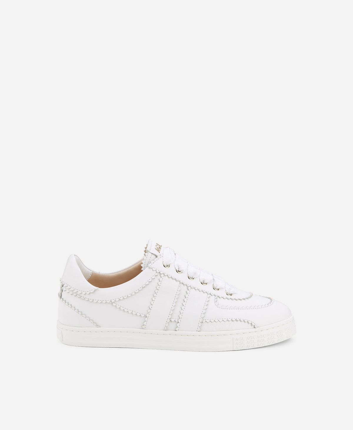 Agl Sneaker in pelle Bianco Leda