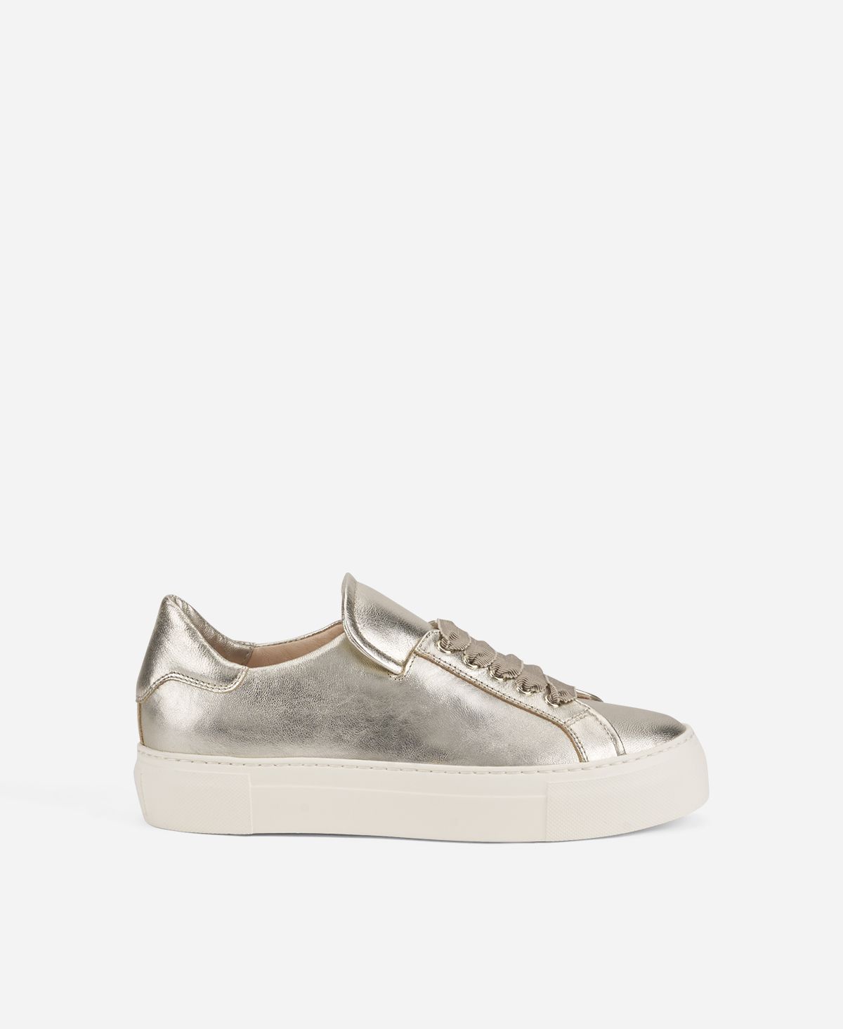 Agl Sneaker in pelle metal Platino EDDA