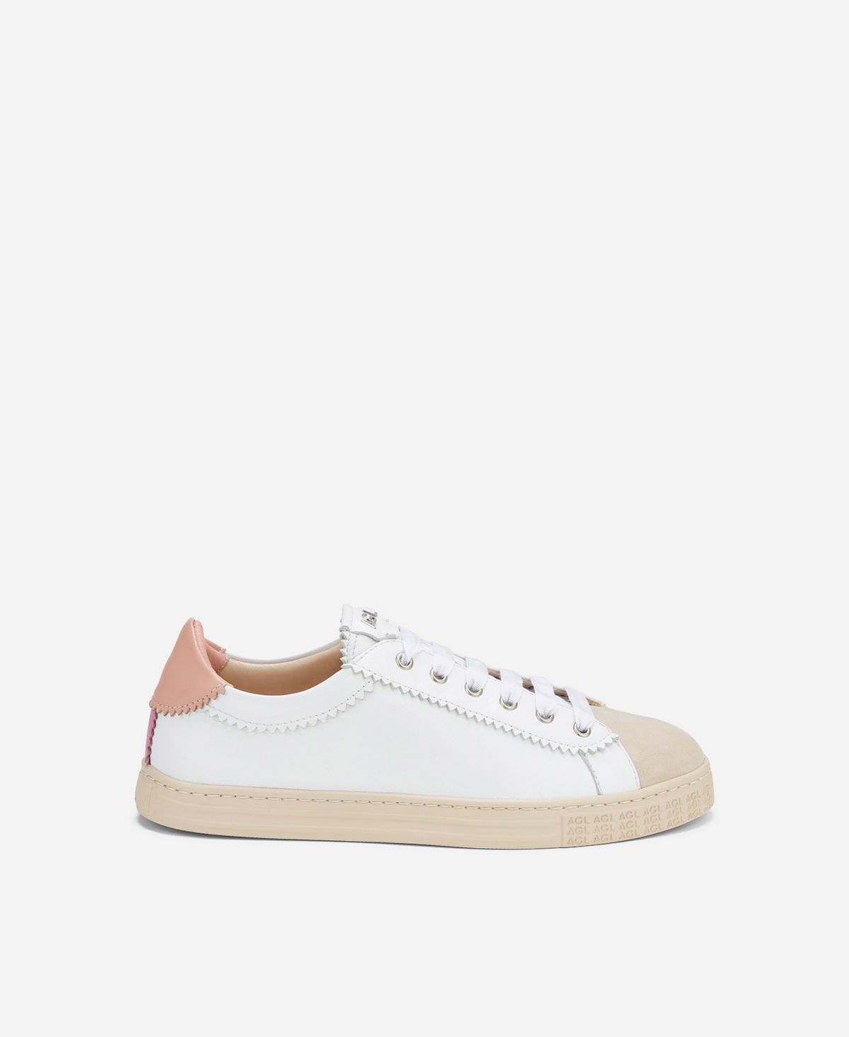 Agl Sneaker in pelle Rosa Sade