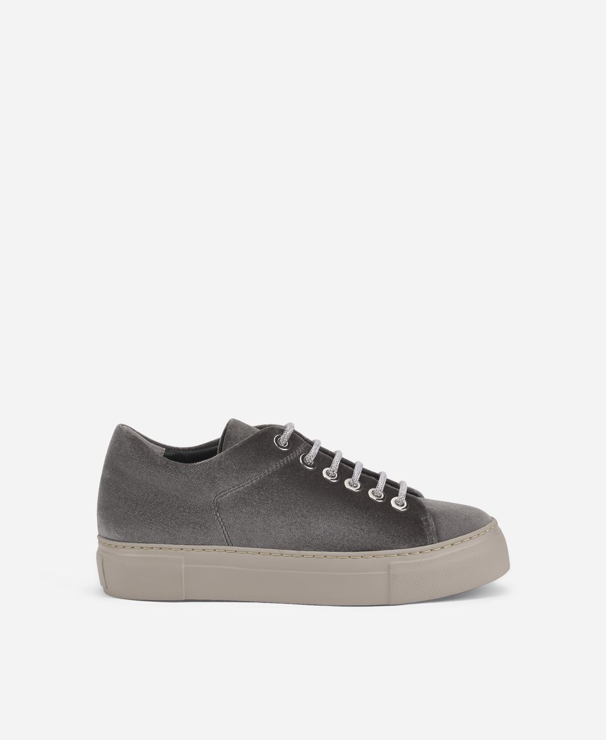 Agl Sneaker in velluto Grigio Vananda Velvet