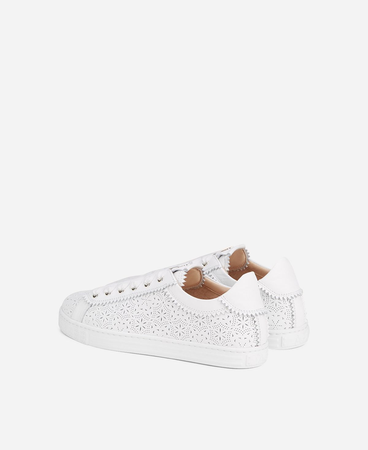 Agl Sneaker Perforata Bianco Sade Spring