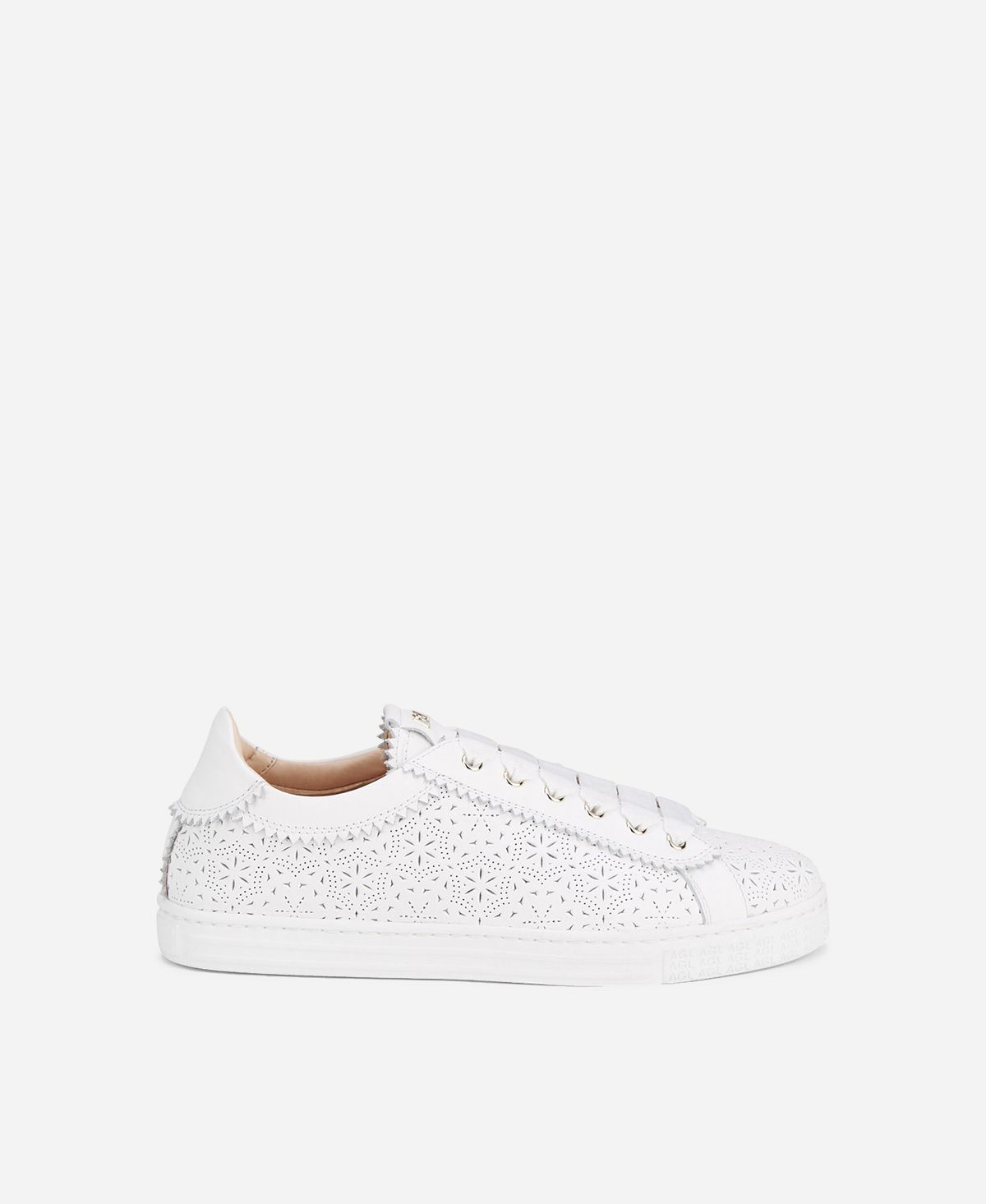Agl Sneaker perforata Bianco Sade Spring