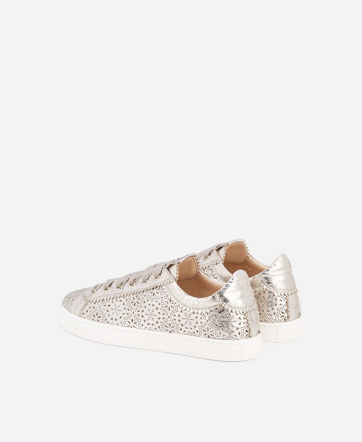 Agl Sneaker Perforata Platino Sade Spring
