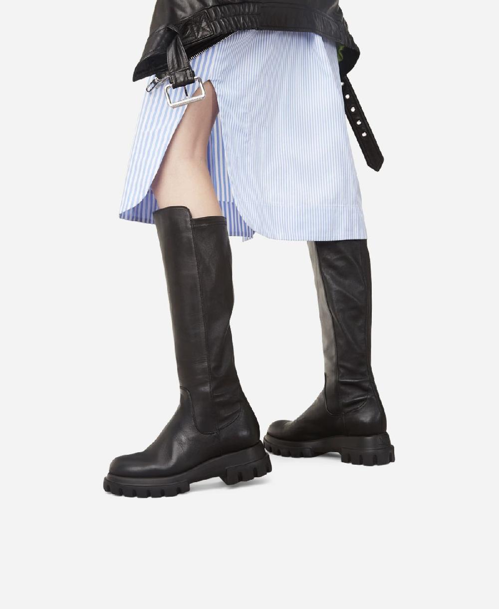 Agl Stivale Con Suola Chunky Nero MALIKA