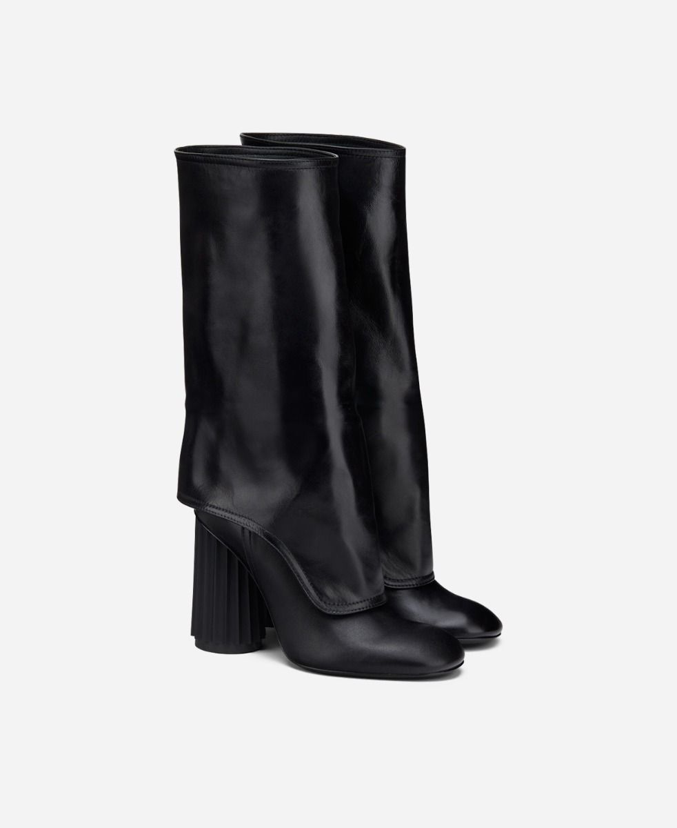 Agl Stivale Con Tacco A Colonna Nero DORICA