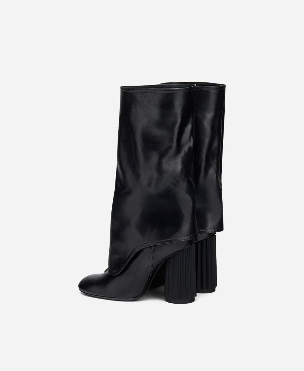 Agl Stivale Con Tacco A Colonna Nero DORICA