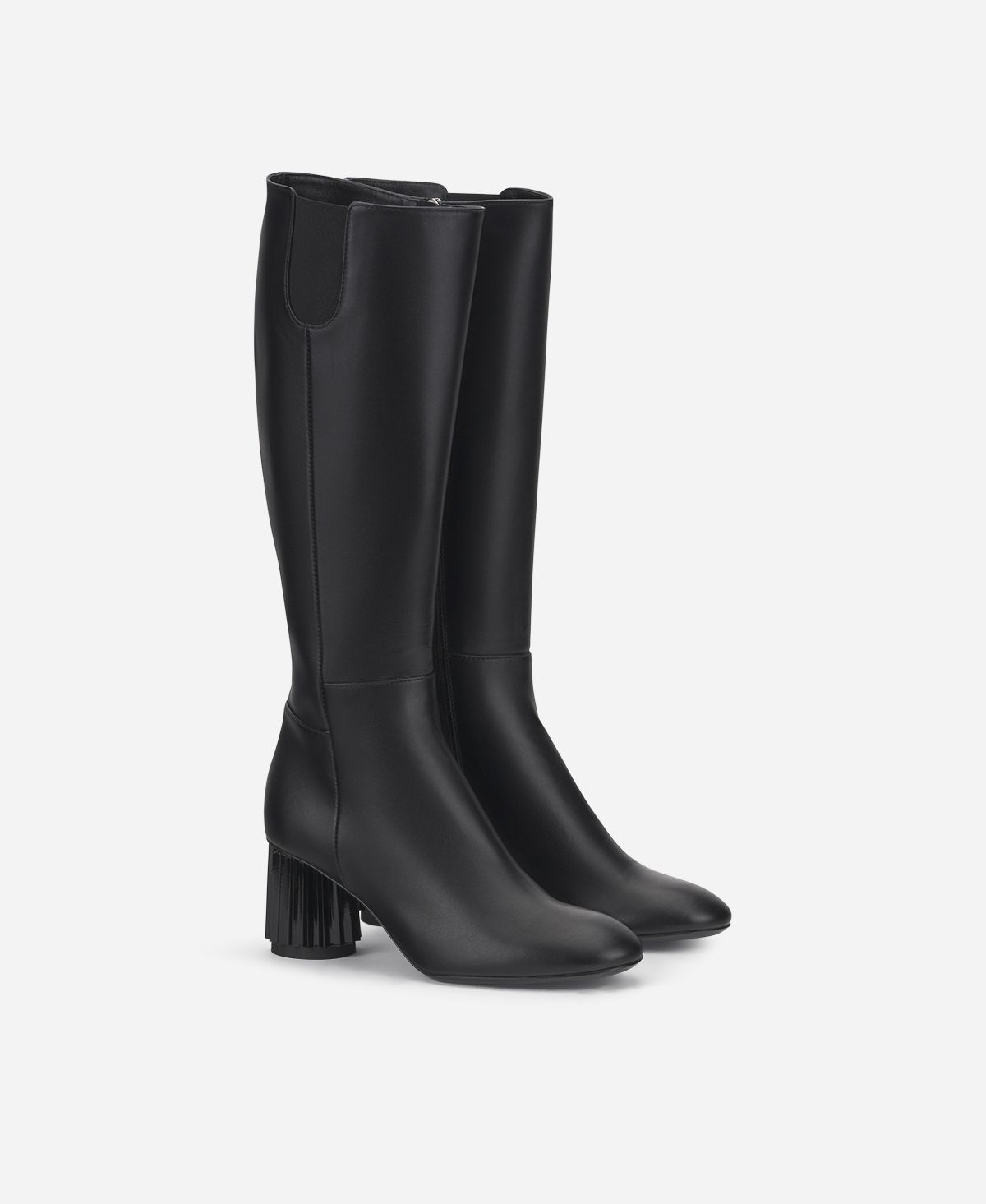 Agl Stivale Con Tacco Nero Dorica M Boot