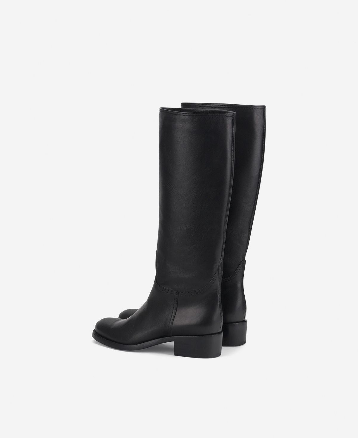 Agl Stivale In Pelle Nero Georgia