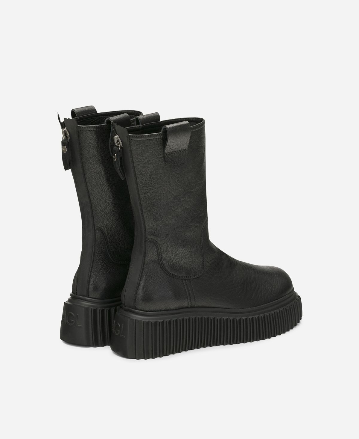 Agl Stivale In Pelle Nero MILAGROS