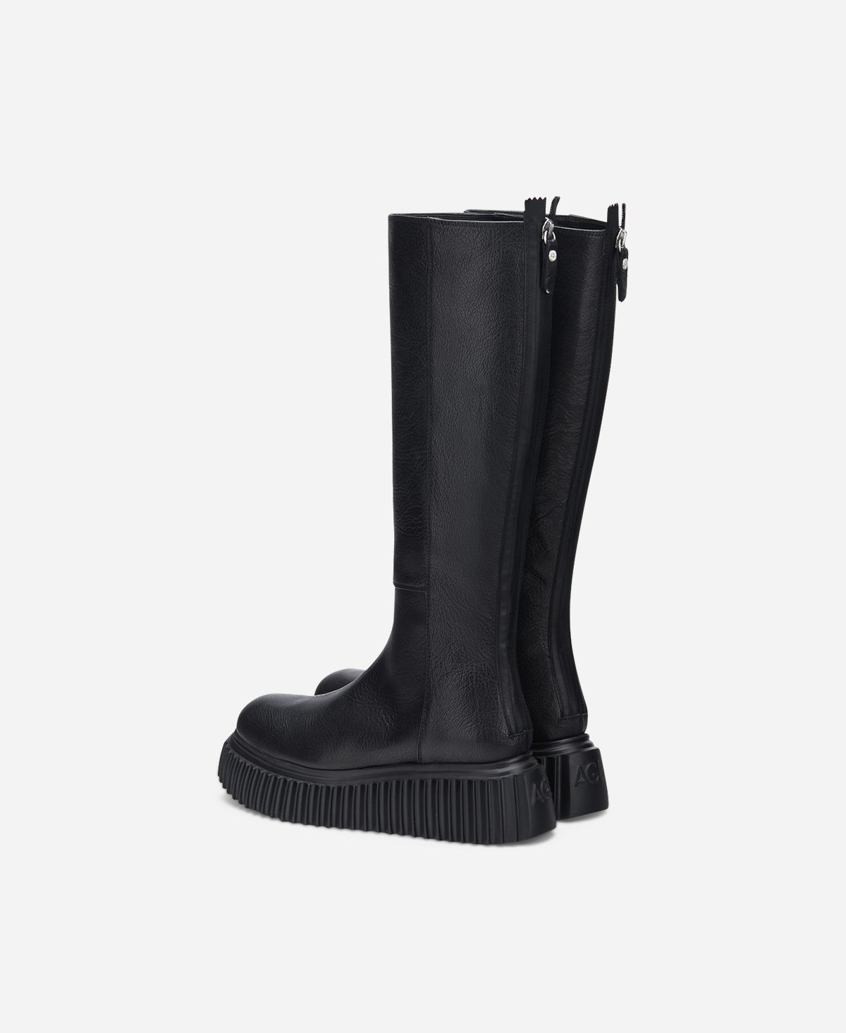 Agl Stivale In Pelle Nero MILAGROS BOOT