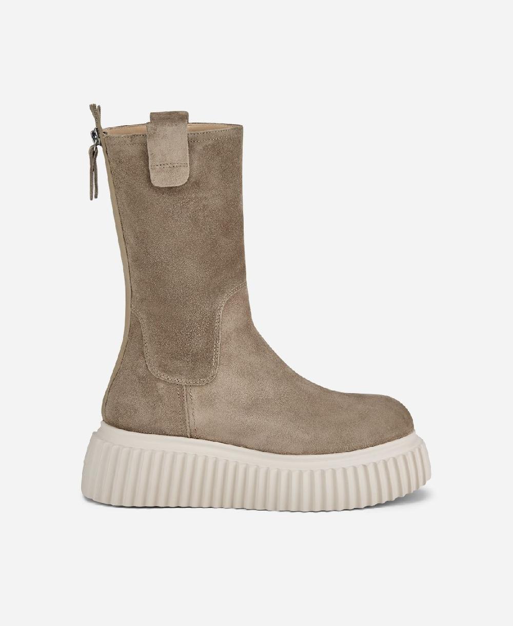 Agl Stivale in velour Tortora MILAGROS