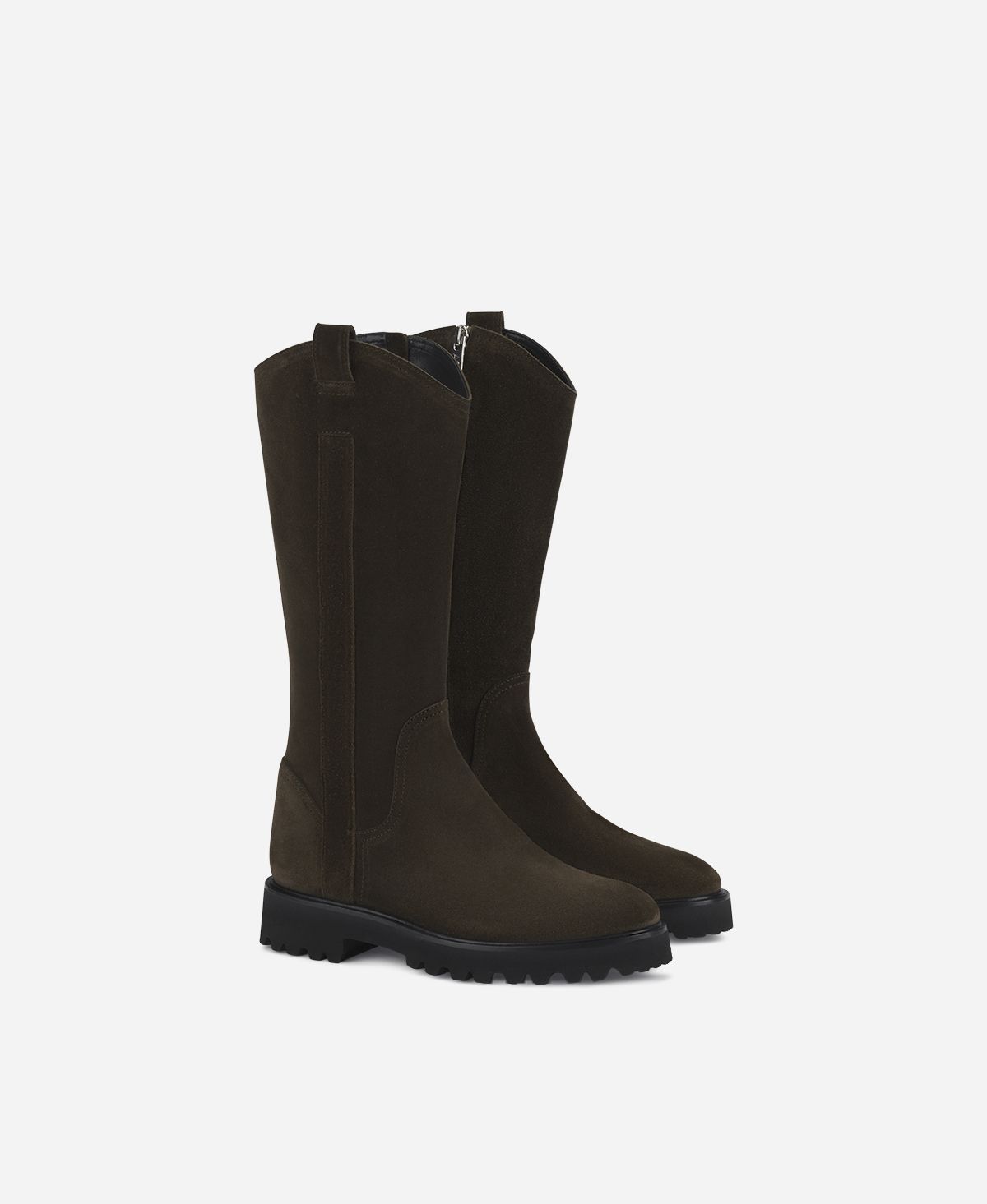 Agl Stivale In Velour Waterproof Brown Goldie Boot