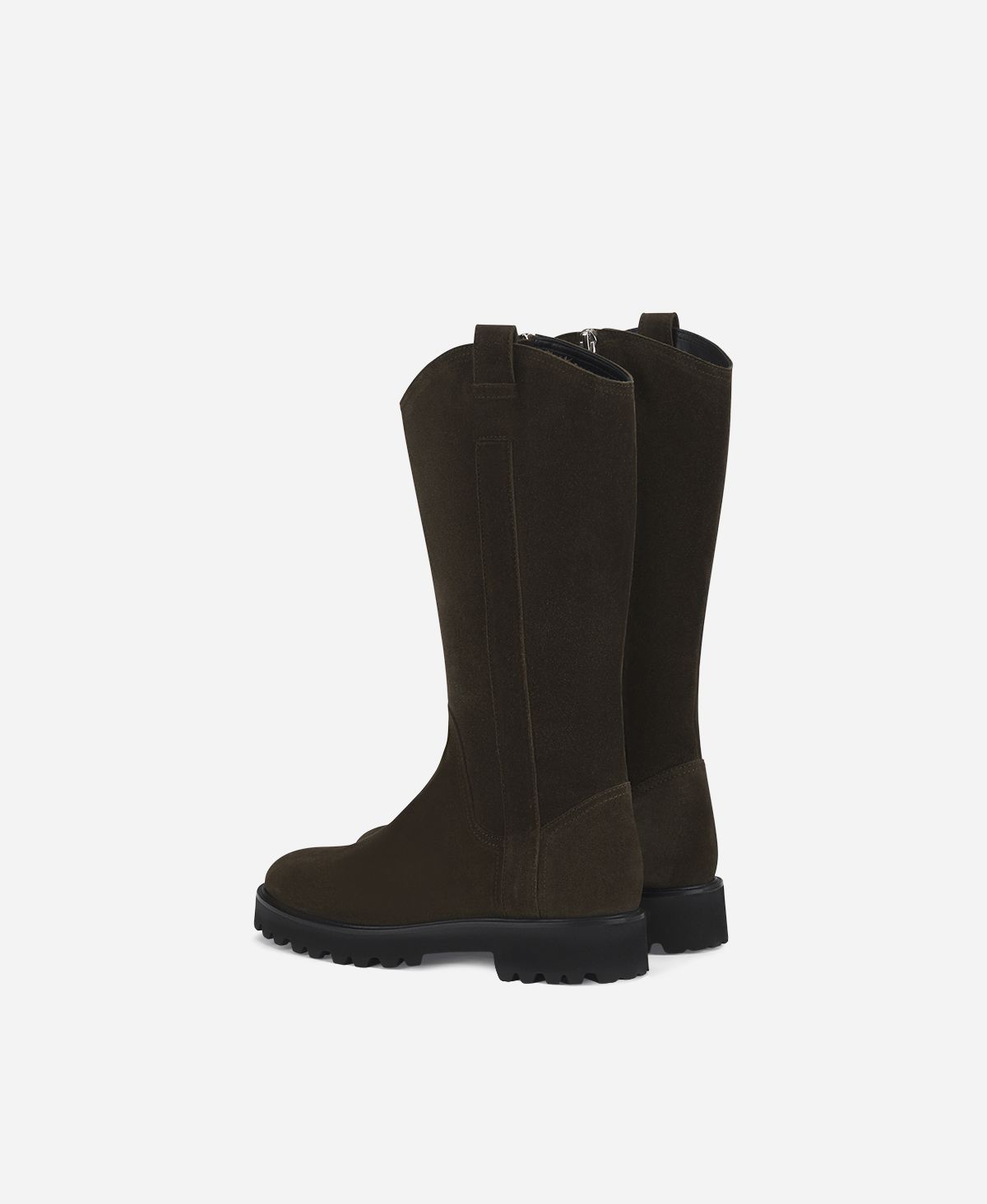 Agl Stivale In Velour Waterproof Brown Goldie Boot