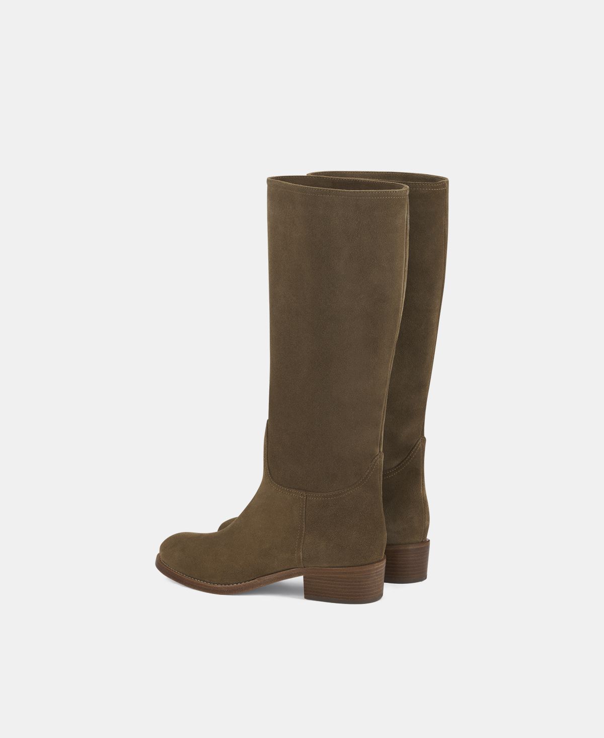 Agl Stivale In Velour Waterproof Camel Georgia