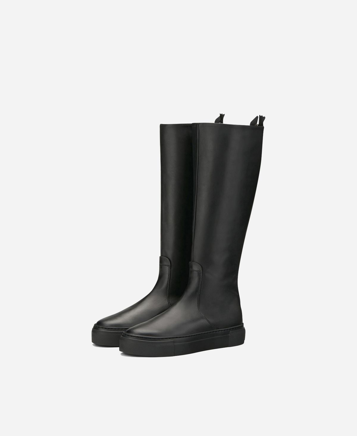 Agl Stivale Sportivo In Pelle Nero Meghan Boot