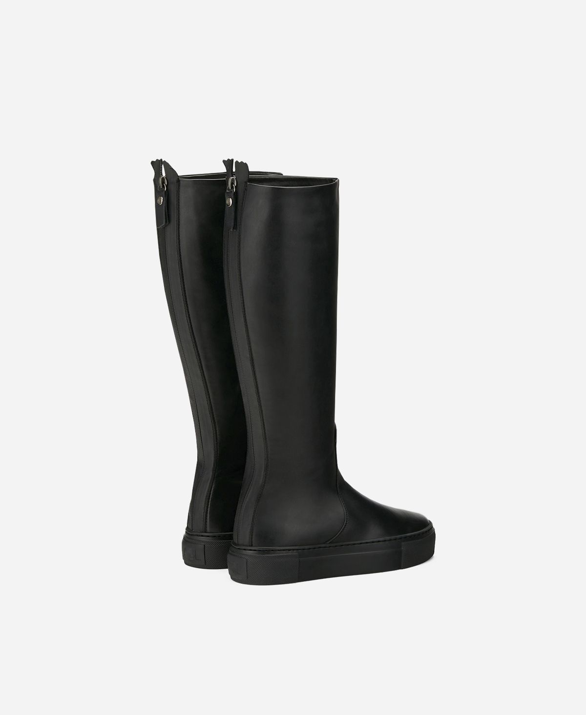 Agl Stivale Sportivo In Pelle Nero Meghan Boot