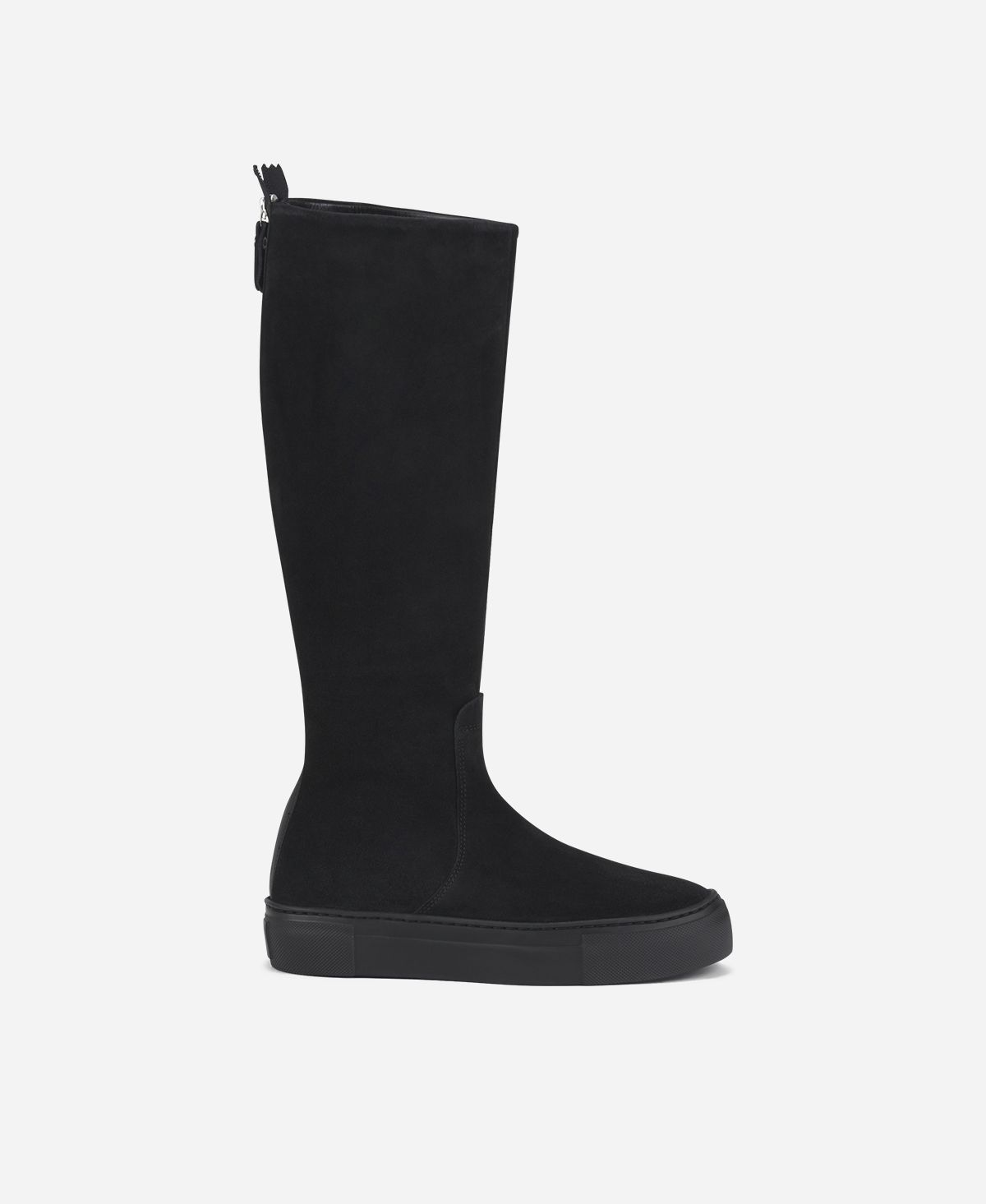 Agl Stivale sportivo in velour Nero Meghan Boot