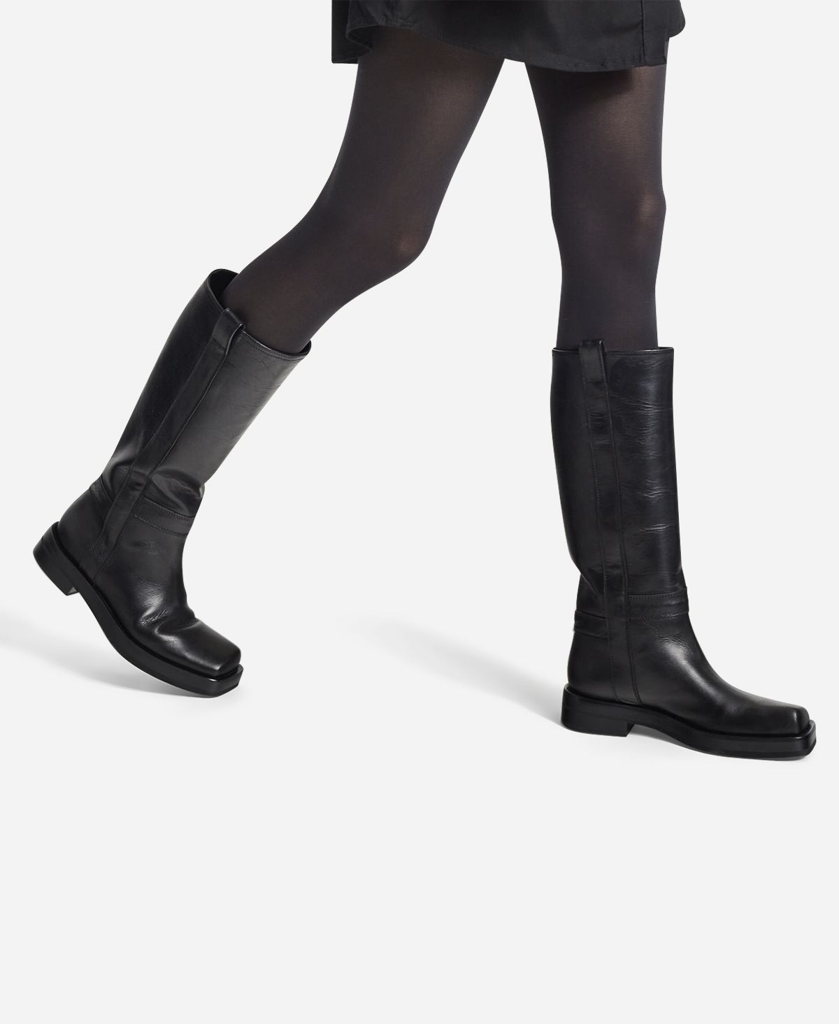 Agl Stivale Texano Nero RINA BOOT