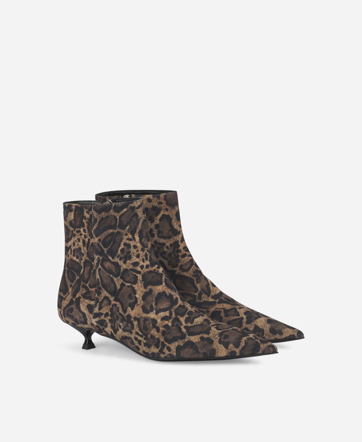 Agl Stivaletto Animalier Brown Lenor Bootie
