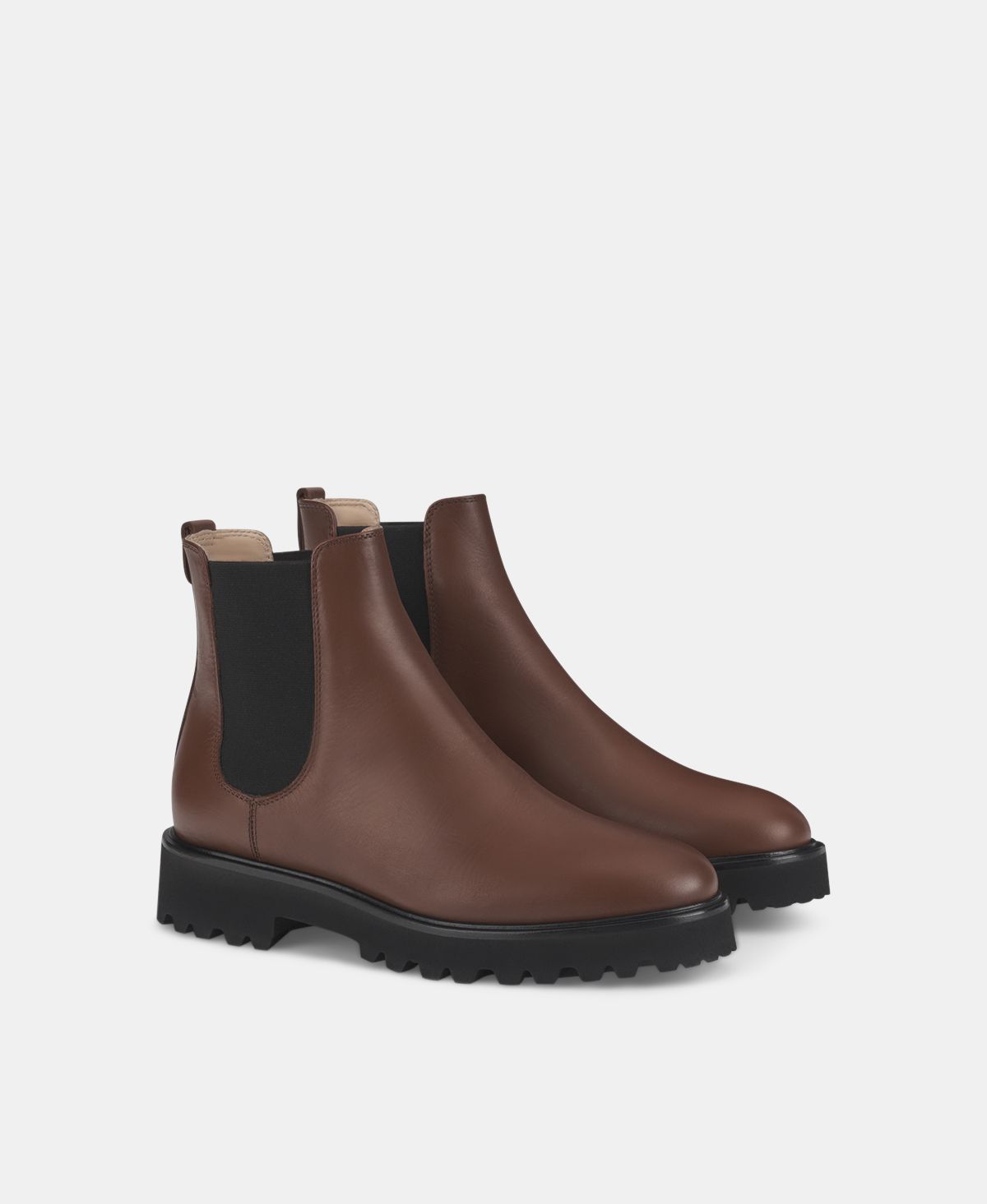 Agl Stivaletto Con Elastici Cuoio Goldie Beatle