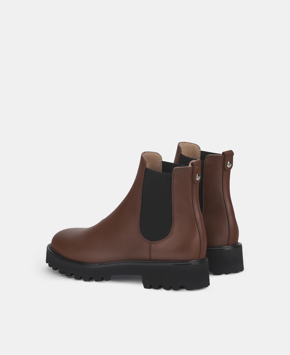 Agl Stivaletto Con Elastici Cuoio Goldie Beatle