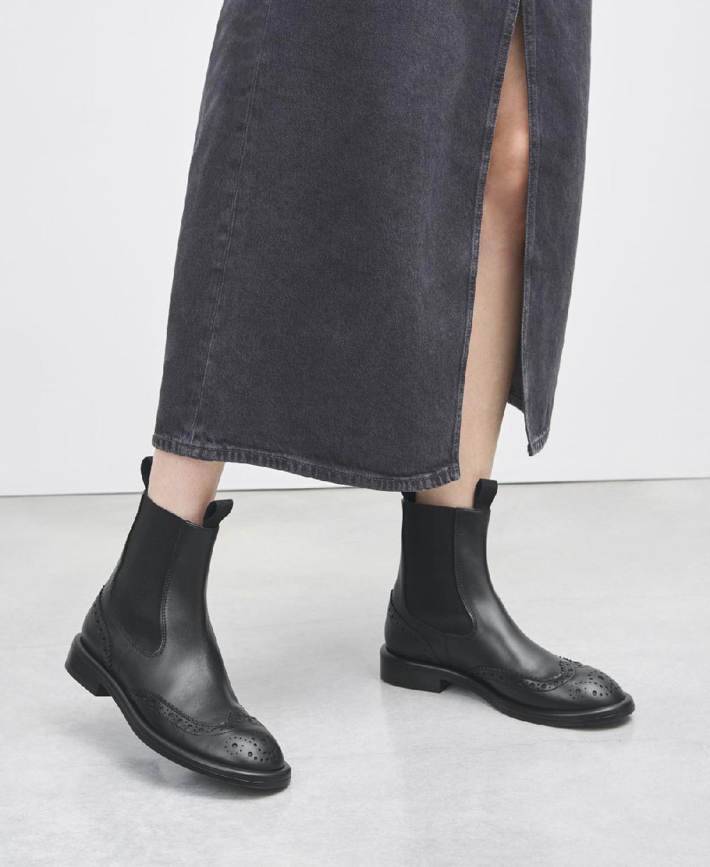 Agl Stivaletto Con Elastici Nero Alison Beat