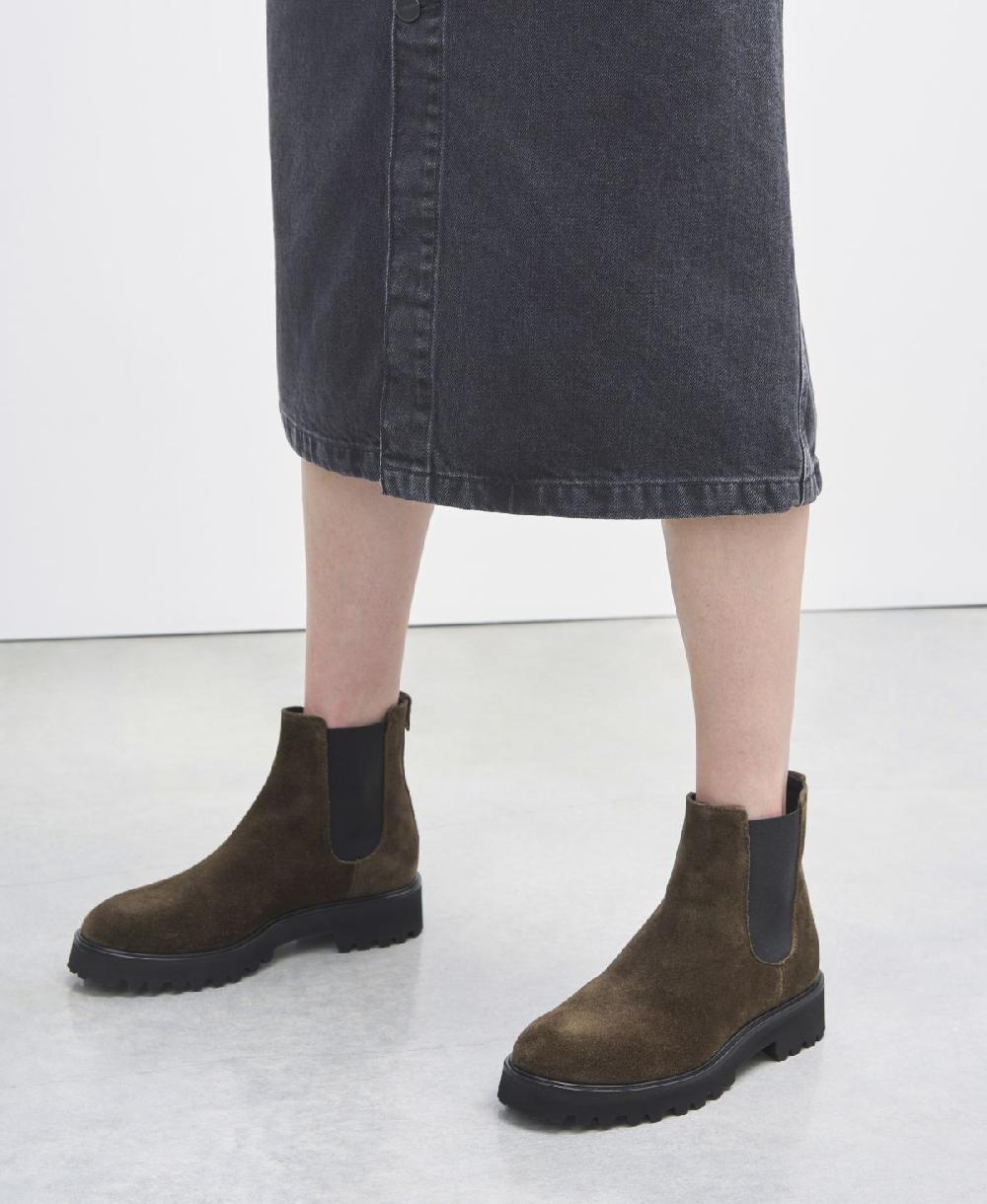 Agl Stivaletto Con Elastici Verde Goldie Beatle