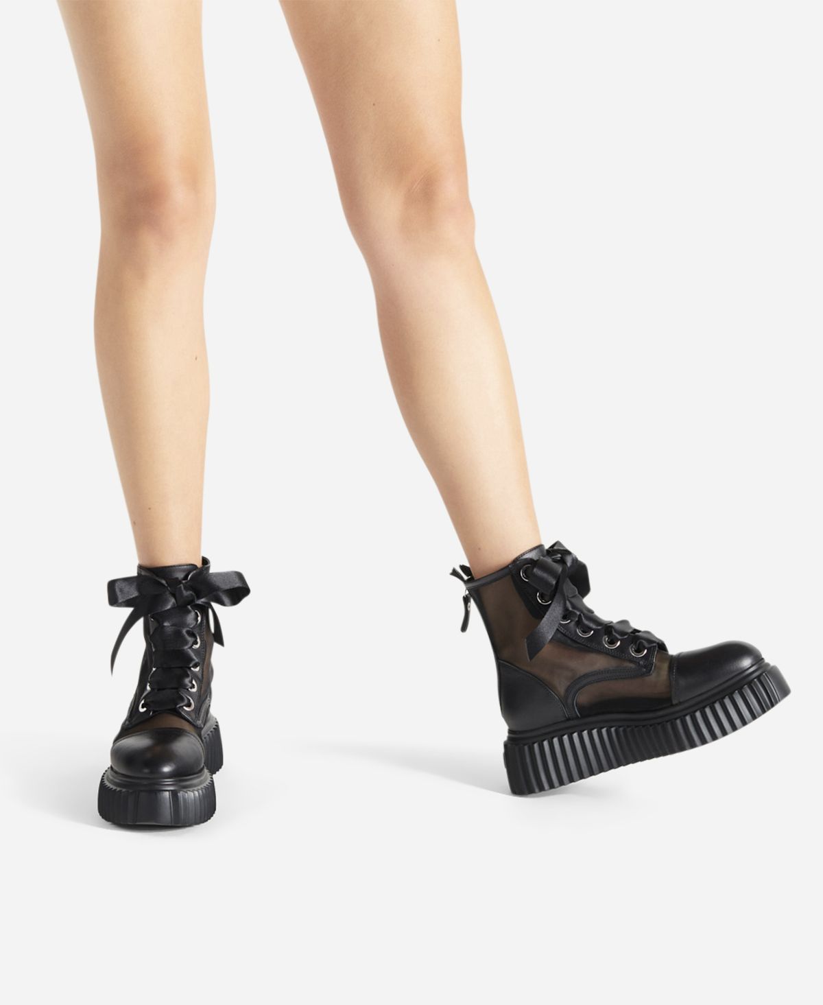 Agl Stivaletto Con Rete Nero Iggy Ghost