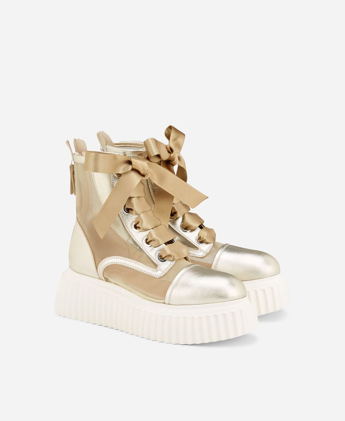 Agl Stivaletto Con Rete Platino Iggy Ghost