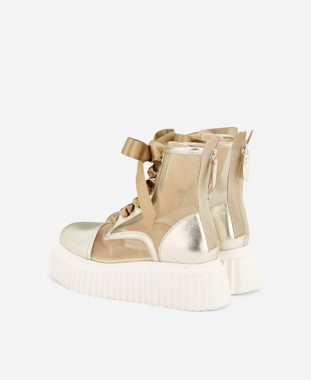 Agl Stivaletto Con Rete Platino Iggy Ghost