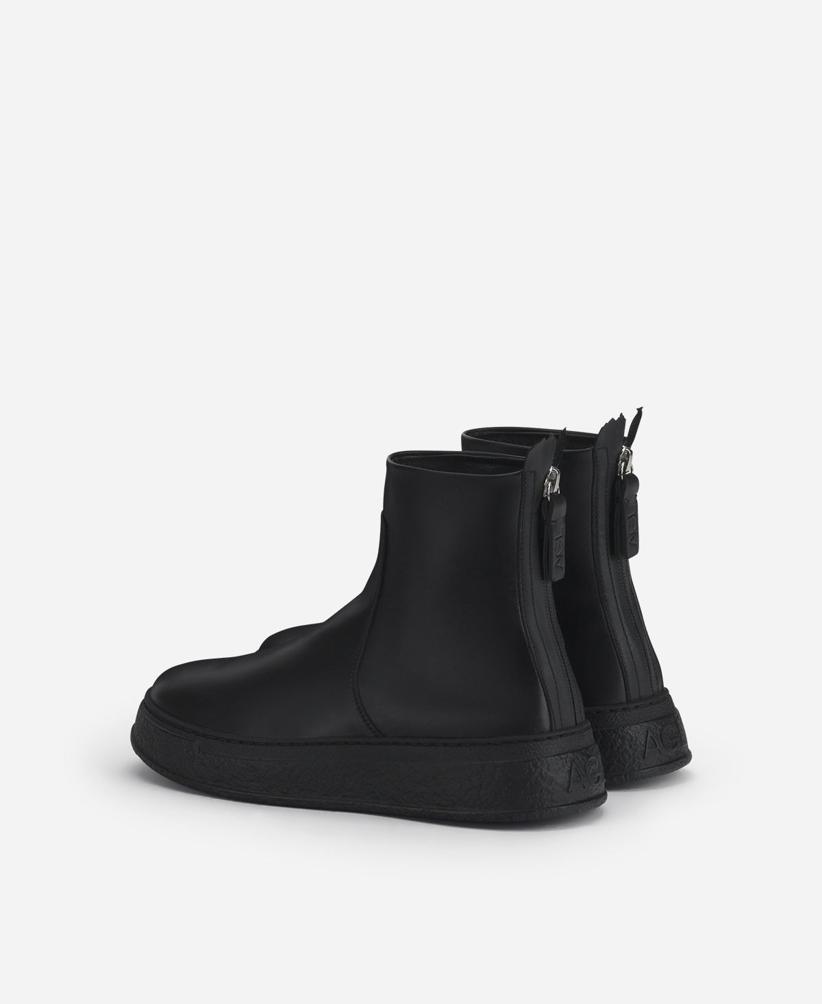 Agl Stivaletto In Pelle Nero Giuly