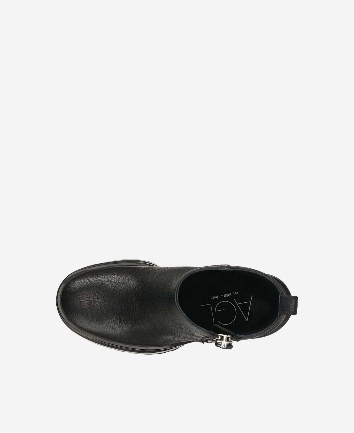 Agl Stivaletto In Pelle Nero Tora