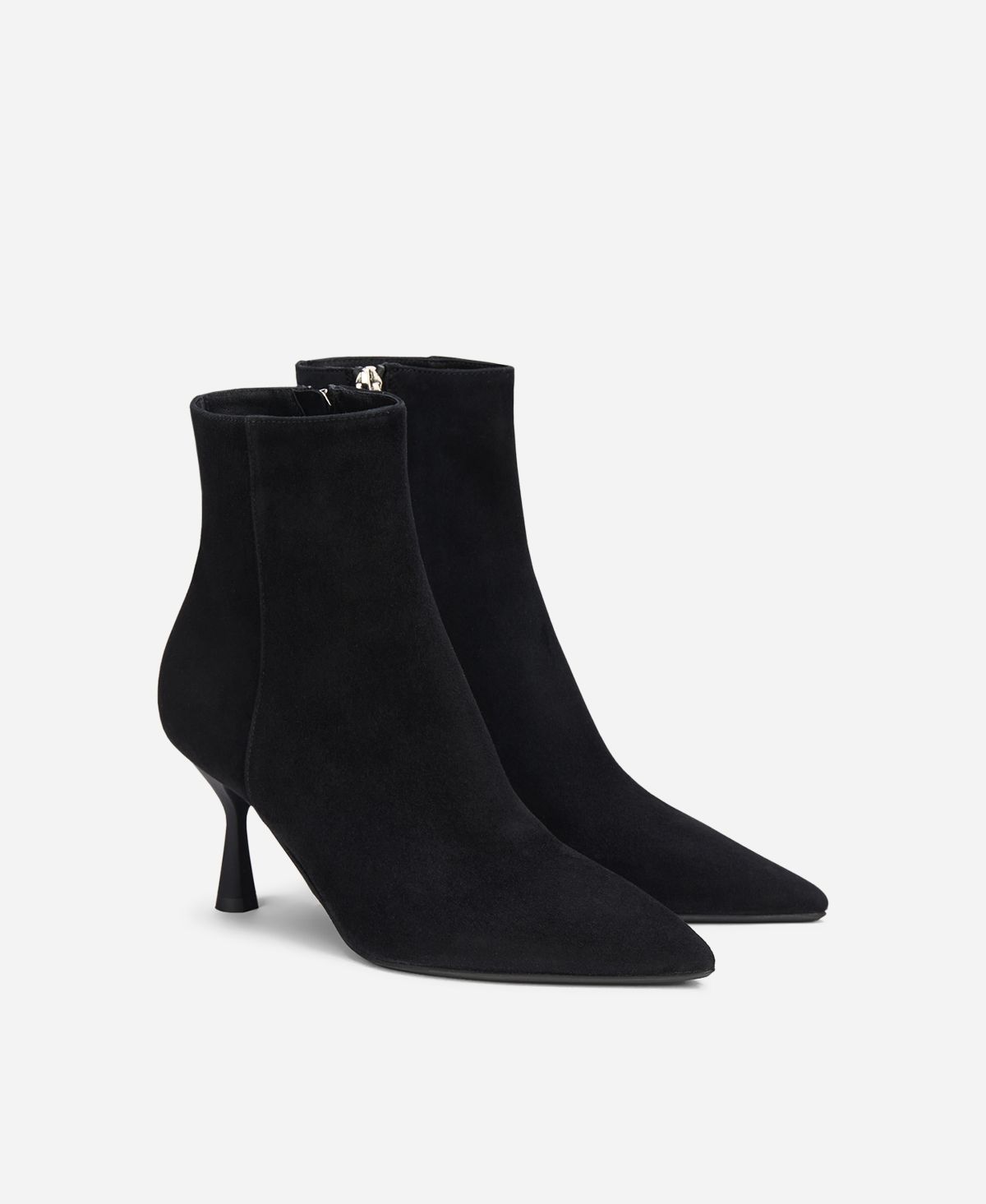 Agl Stivaletto In Velour Nero IDE BOOTIE