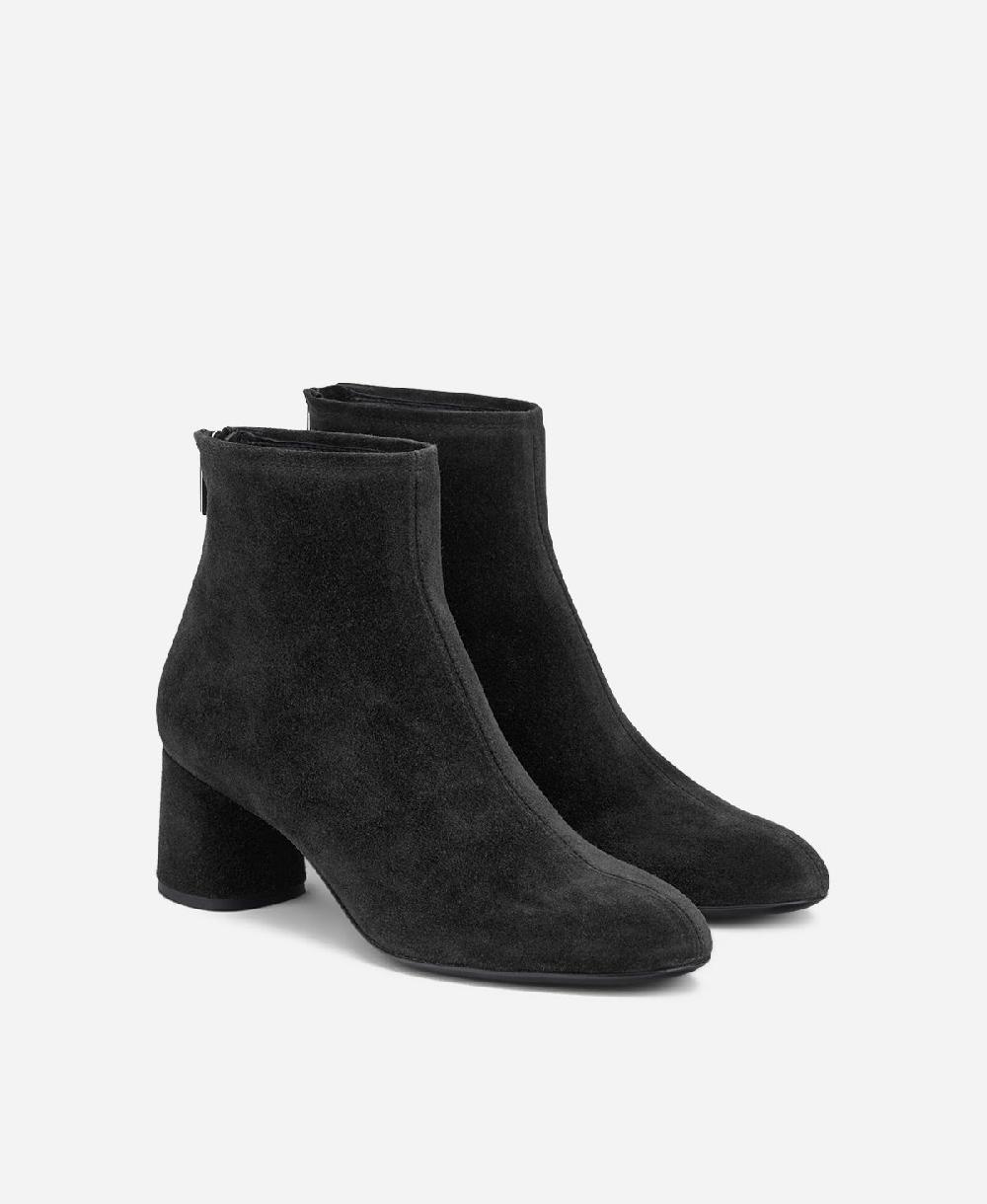 Agl Stivaletto In Velour Nero OLGA