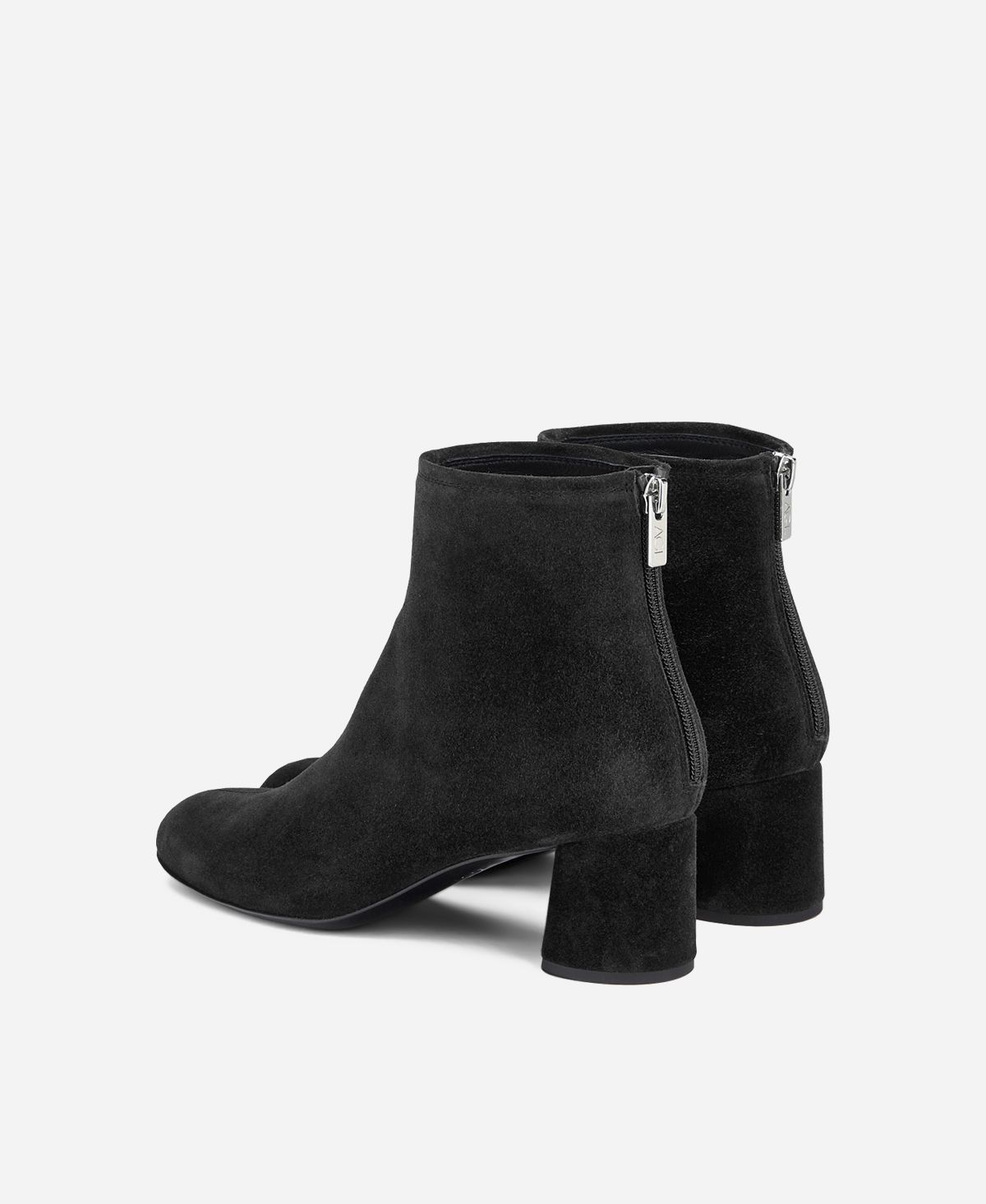 Agl Stivaletto In Velour Nero OLGA