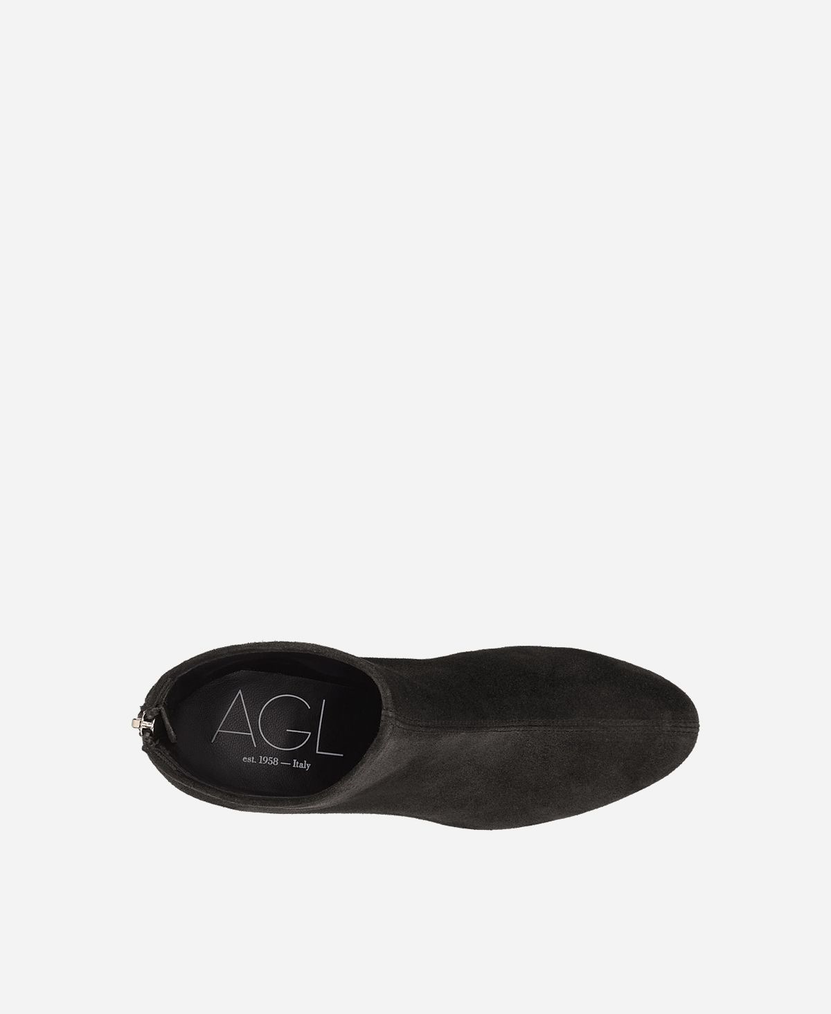 Agl Stivaletto In Velour Nero OLGA