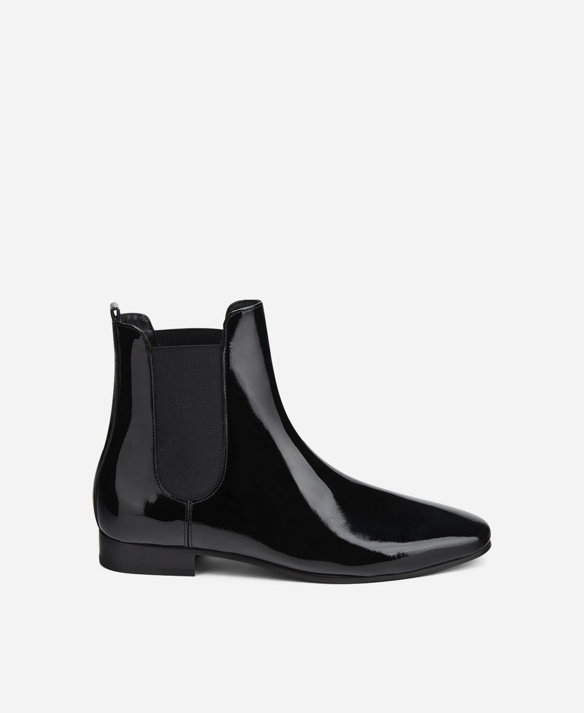 Agl Stivaletto in vernice con elastici Nero MAENA