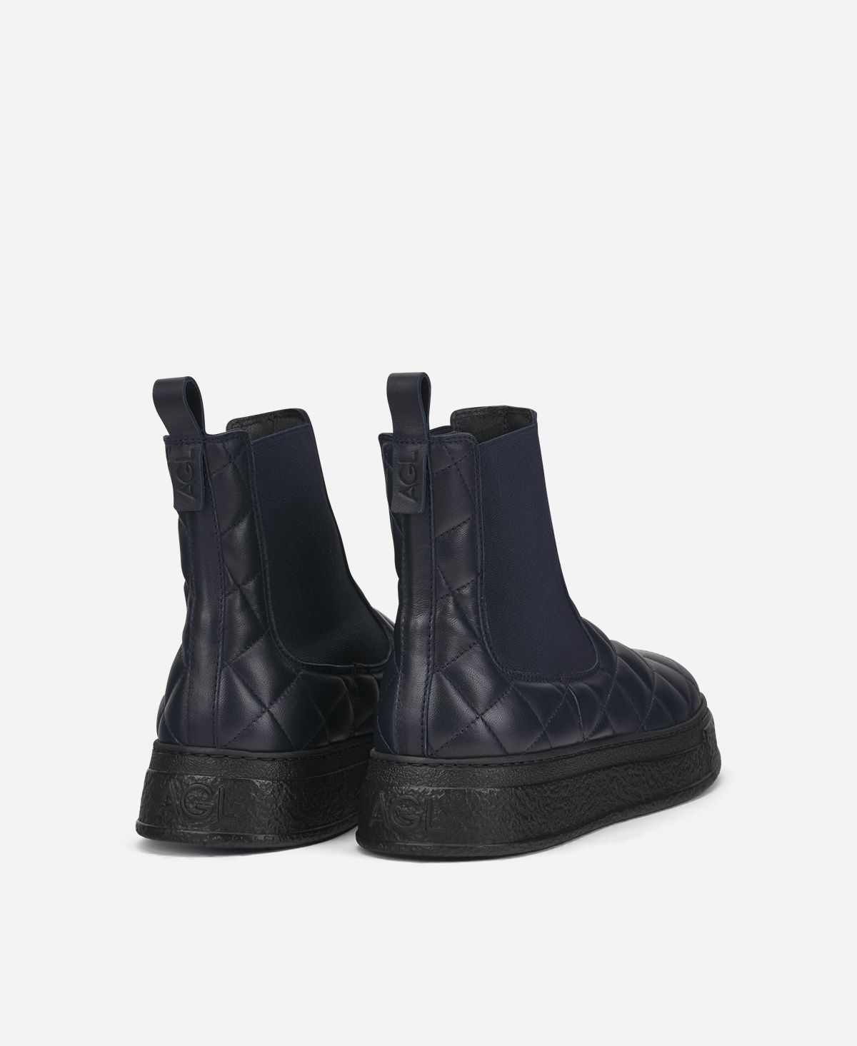 Agl Stivaletto Matelassé Blu Giuly Beat