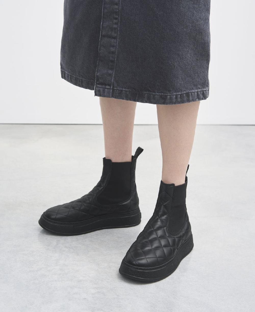 Agl Stivaletto Matelassé Nero Giuly Beat