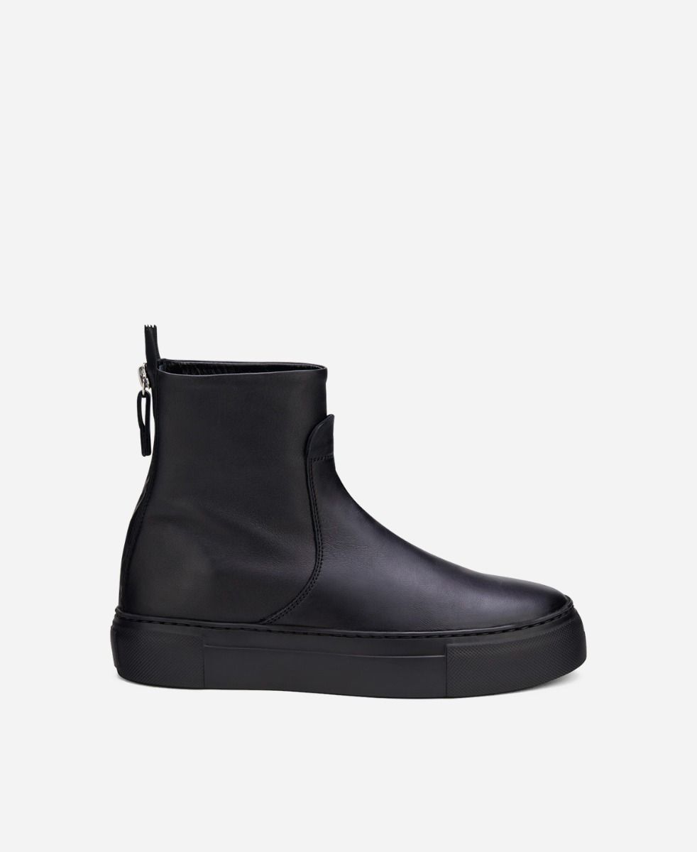 Agl Stivaletto sneaker in pelle Nero MEGHAN BOOTIE