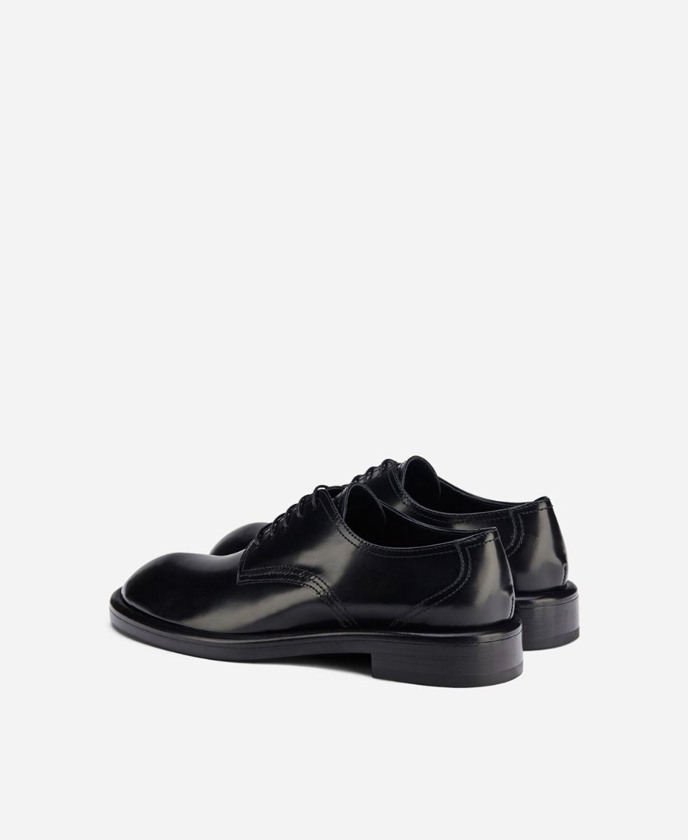 Agl Stringata In Pelle Nero ALISON LACE UP