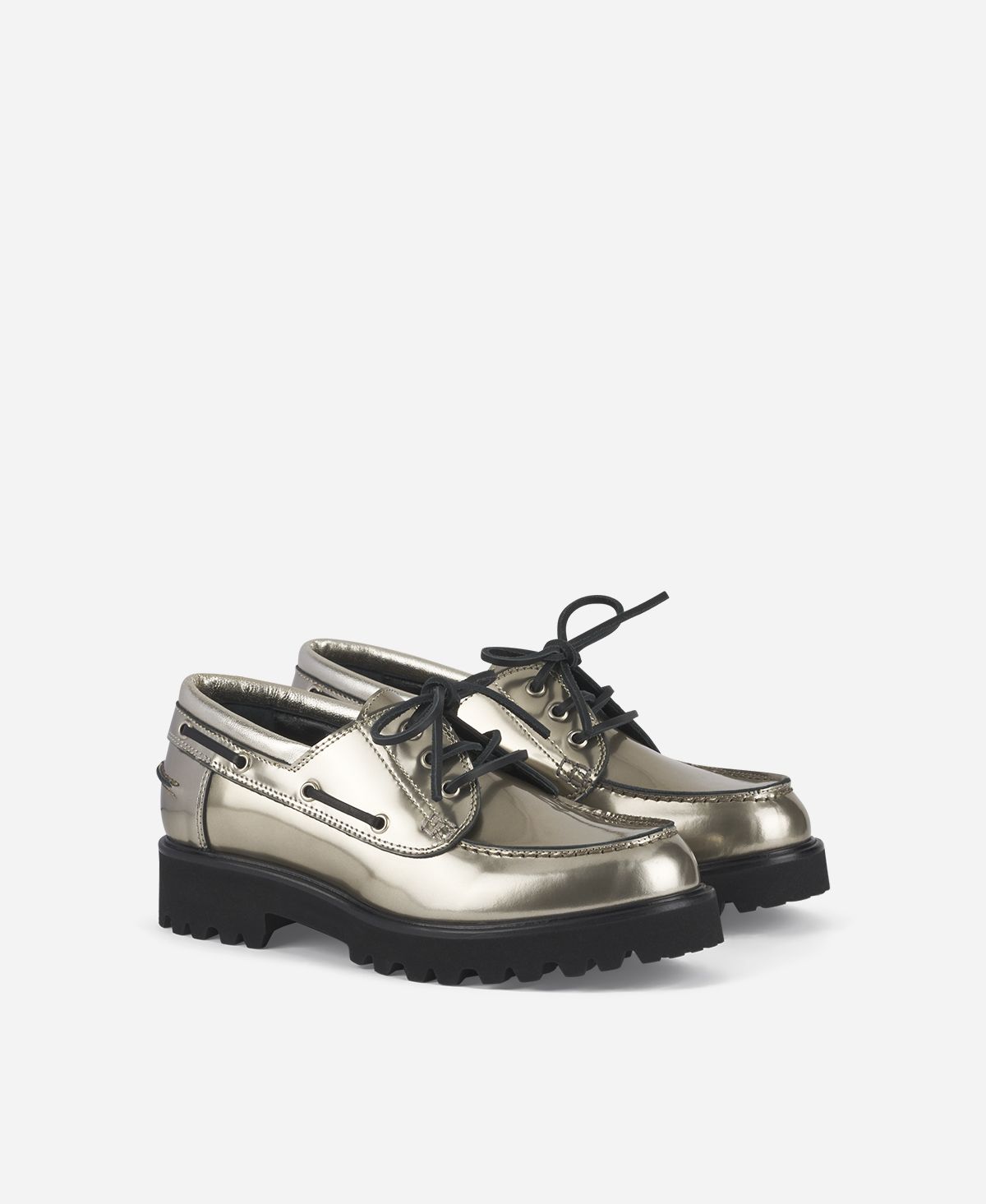 Agl Stringata Metal Platino Goldie Barca