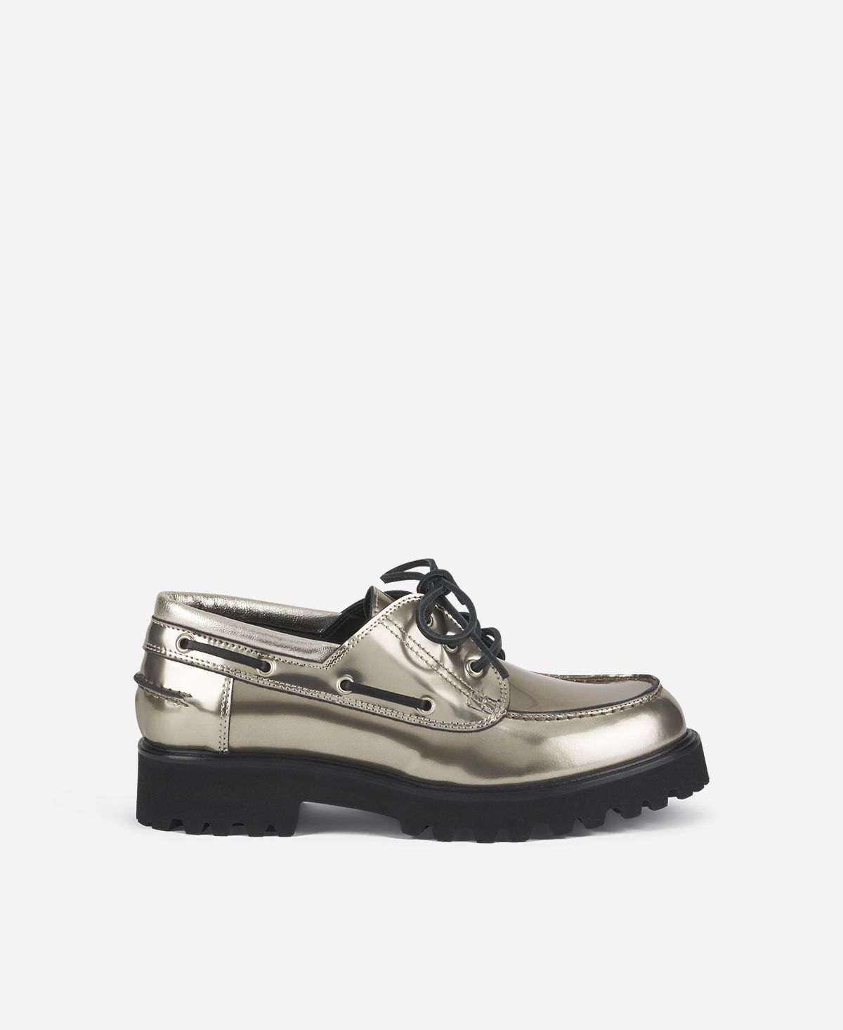 Agl Stringata metal Platino Goldie Barca